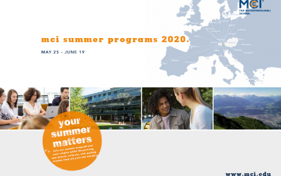 MCI SUMMER PROGRAM 2020 – AUSTRIA