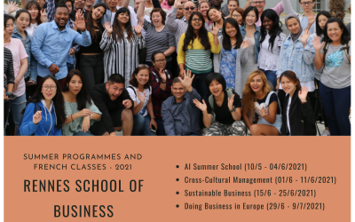 SUMMER PROGRAMMES 2021 AT RENNES SCHOOL OF BUSINESS, FRANCE